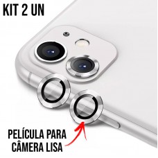 Película de Câmera Lisa iPhone 11/12/12 Mini - Prata